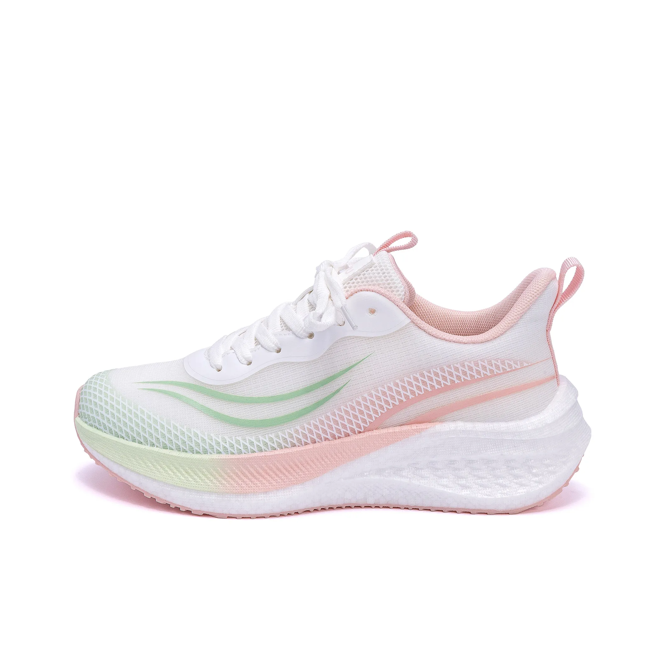 HUANQIU Height Increasing Wear Resistant Lightweight Breathable Slip Resistant Low Top Casual Running Reebok shoes Women's