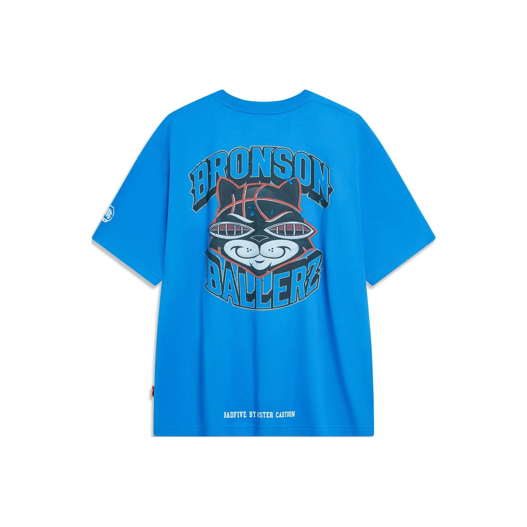 LINING x Mister Cartoon Badfive T-Shirt Унисекс Темный Radiant Blue