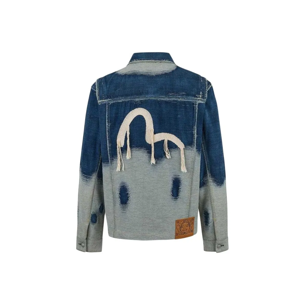 EVISU Denim Jackets Men Denim Blue