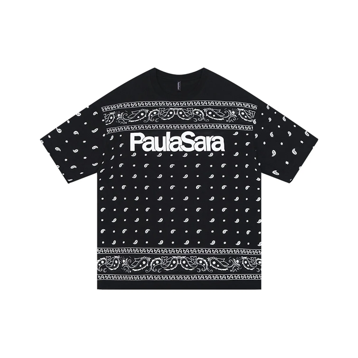 PAULASARA Short Sleeved T Shirts Unisex Black