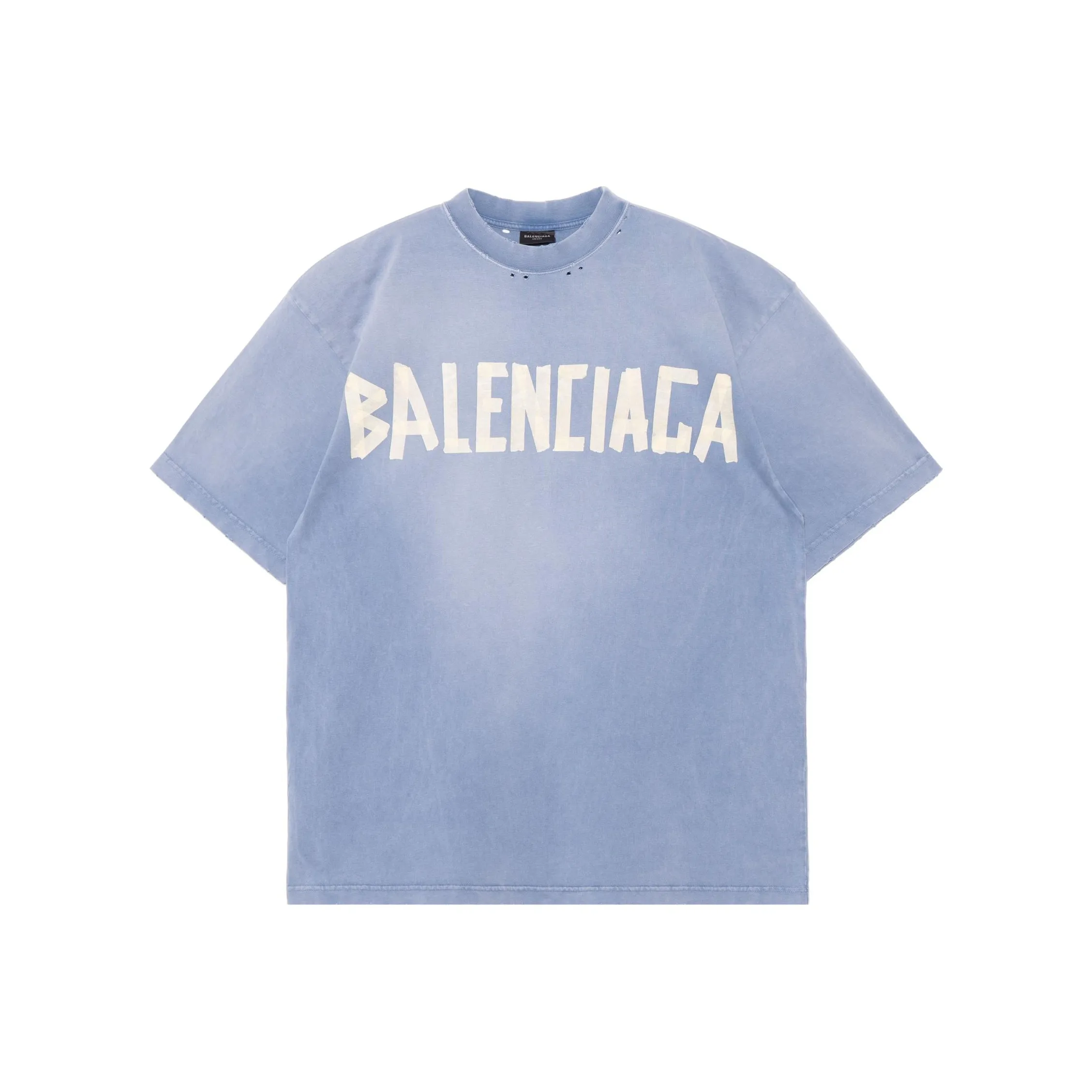 Balenciaga Blue Tape Type T-Shirt