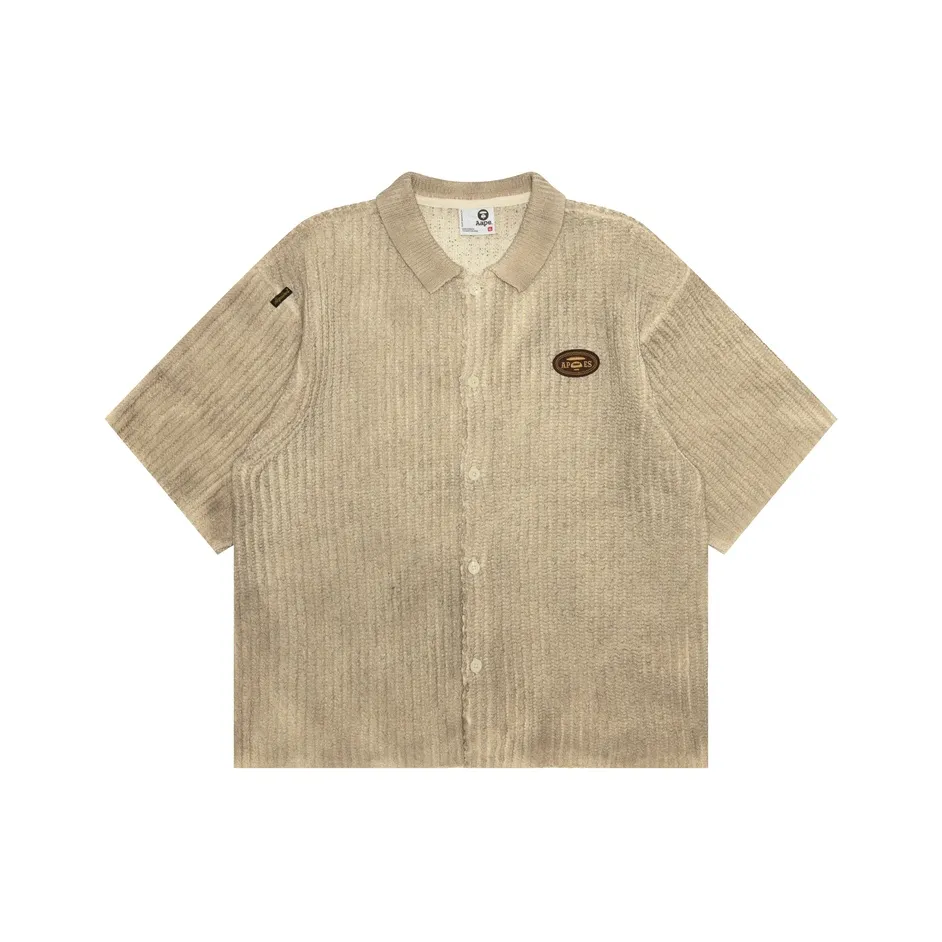 Aape SS25 Трикотаж Мужской Бежевый Желтый BGX