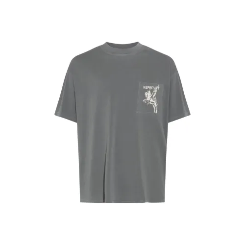 REPRESENT Серый Мужские Рубашки