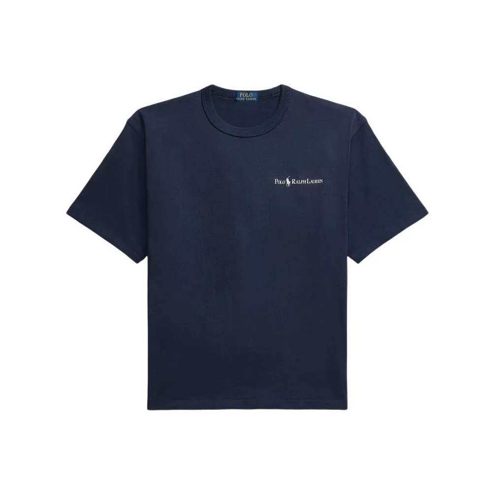 Polo Ralph Lauren SS24 T Рубашка Мужская Морской Синий