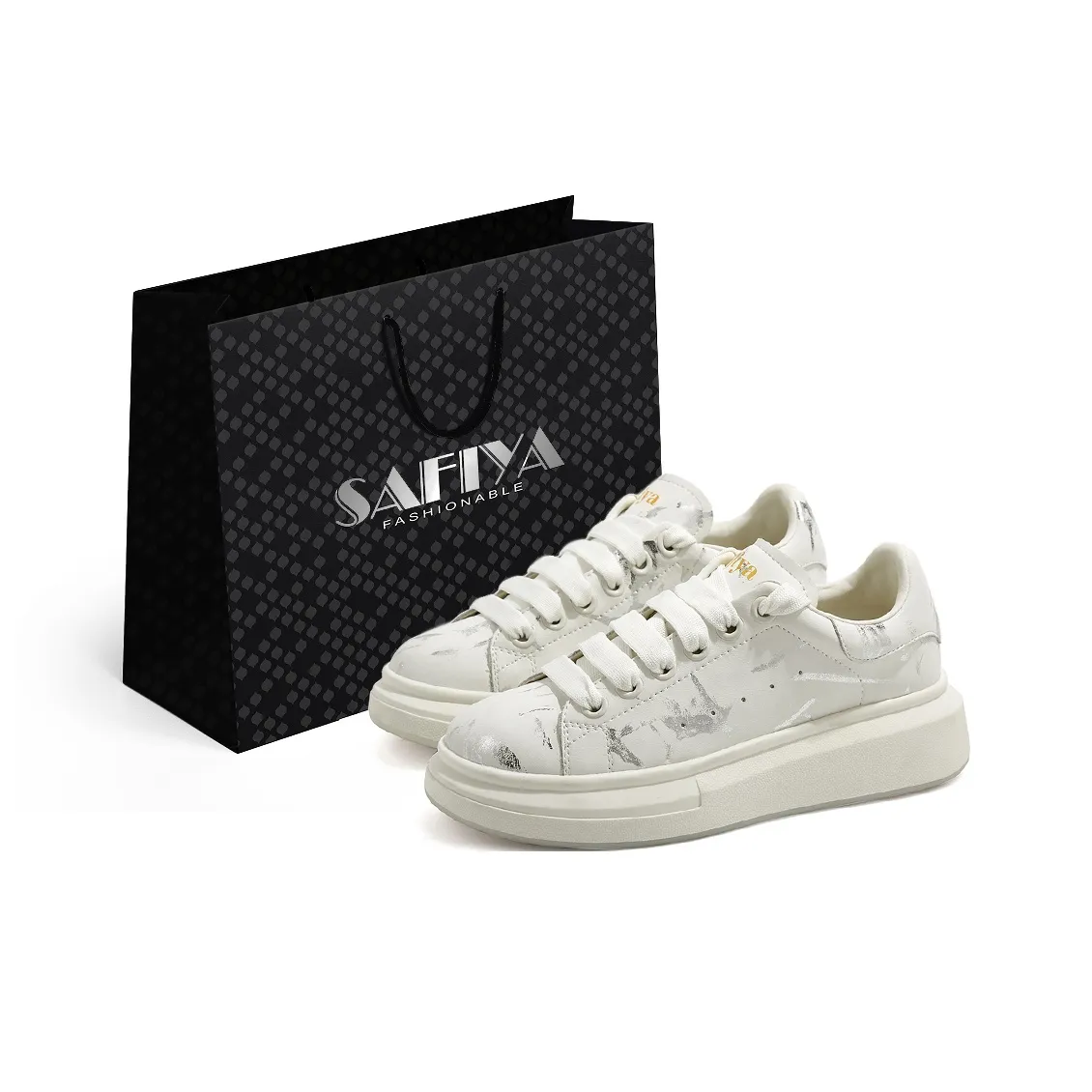 Safiya Low Топ Скейтборд Кроссовки Женские Экрю