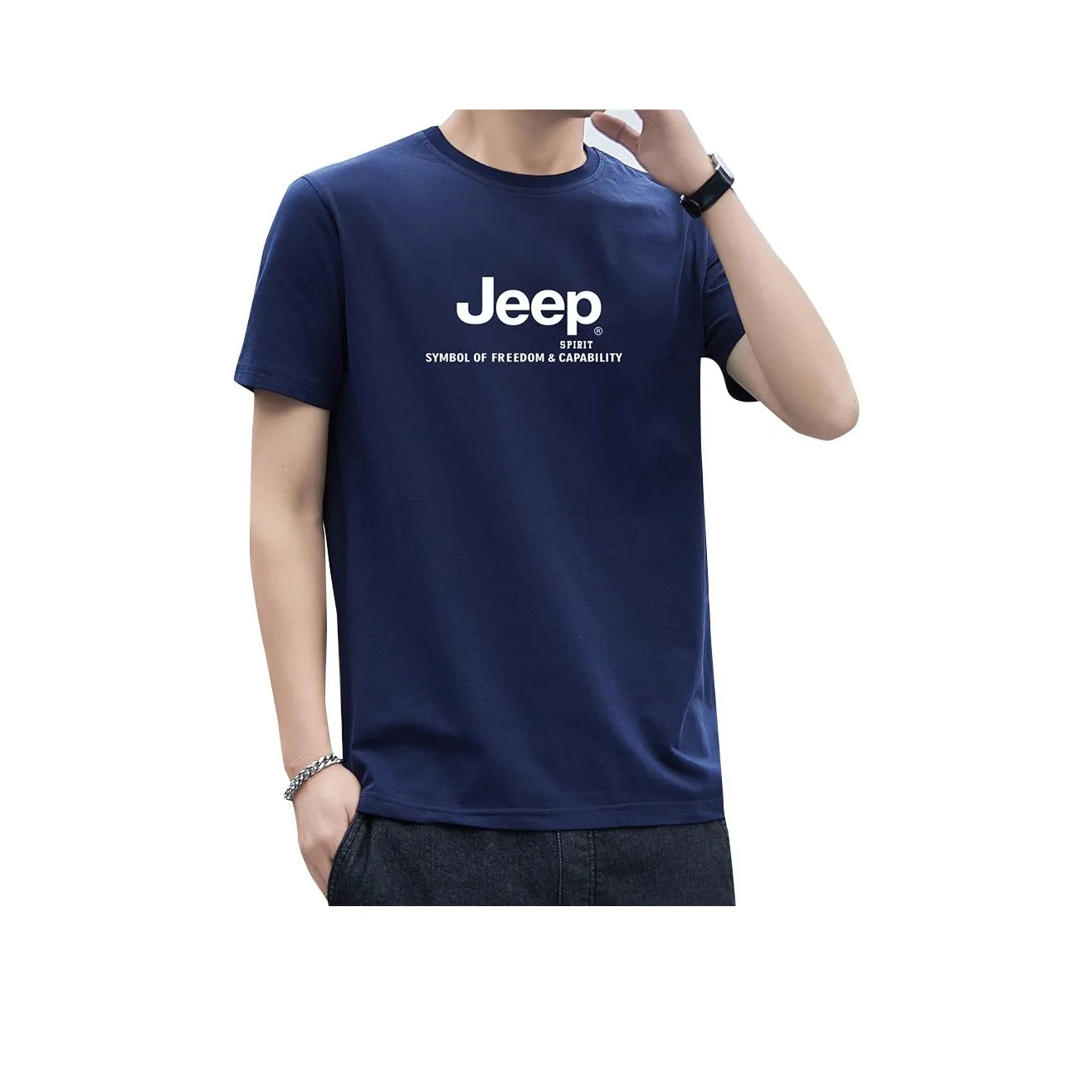 JEEP SPIRIT T-Рубашка Весенний Летний Мужская