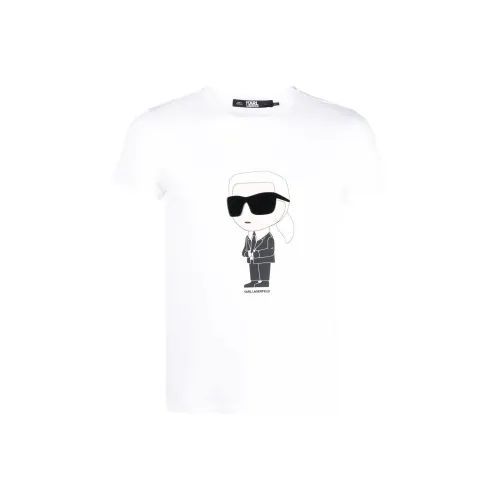 KARL LAGERFELD / Karl Lagerfeld Jeans Белая Мужская Рубашка