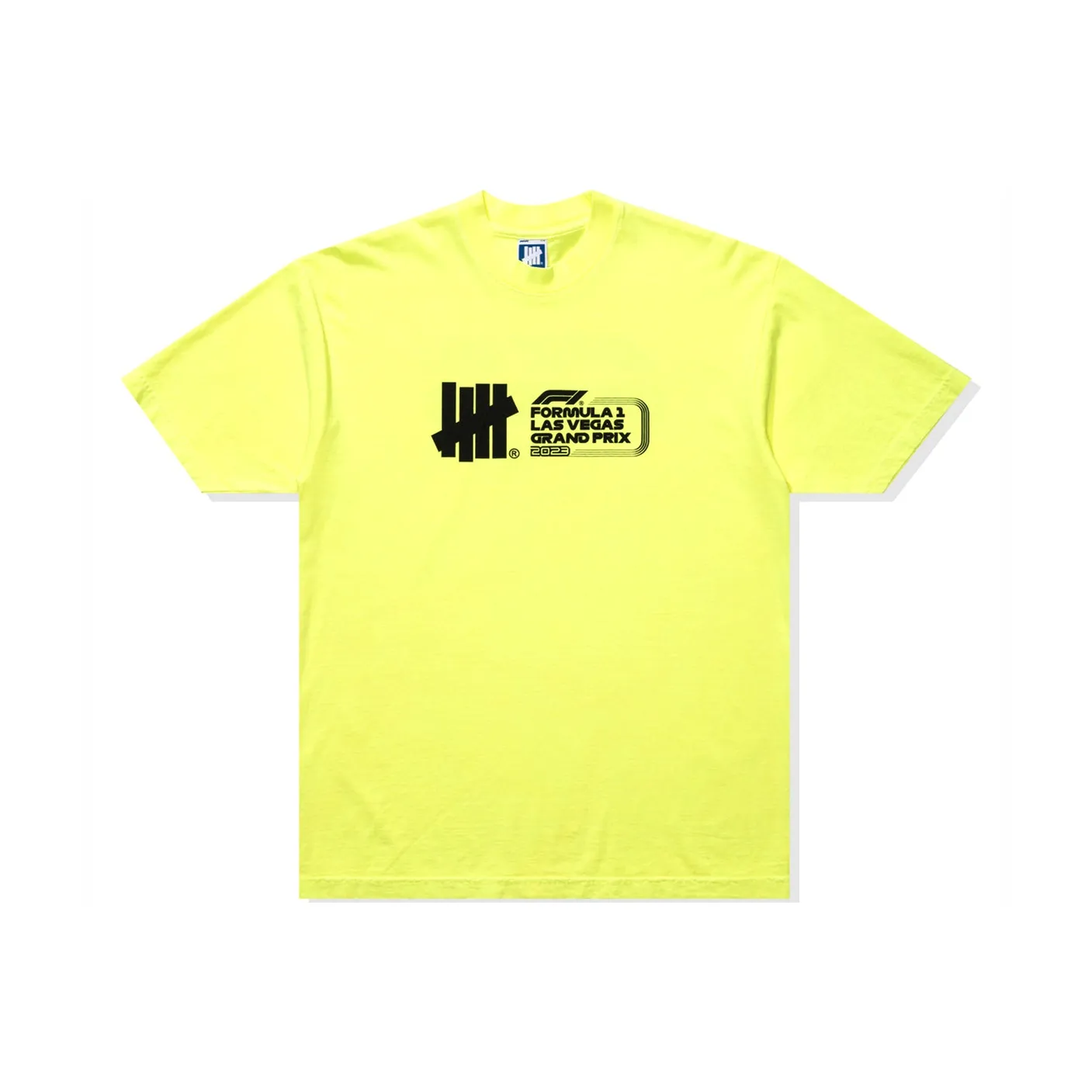 UNDEFEATED x F1 LVGP F1 LVGP Co brand T Shirt Unisex Neon Yellow