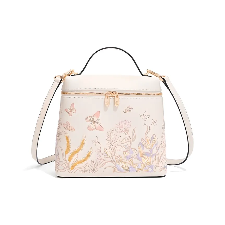 Forever Lucky Коровья кожа Сумка Стандартная Женская Лунный свет Белый Лорел Розовый Фиолетовый Элегантность