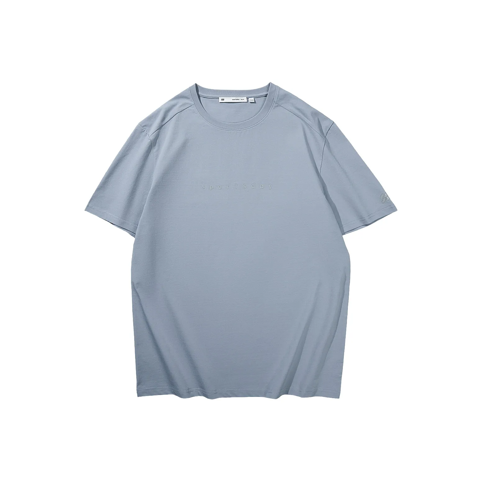 HLA T Shirts Men's Moisture Wicking, UV Protection 40, Antibacterial 3A, Blue Gray E7