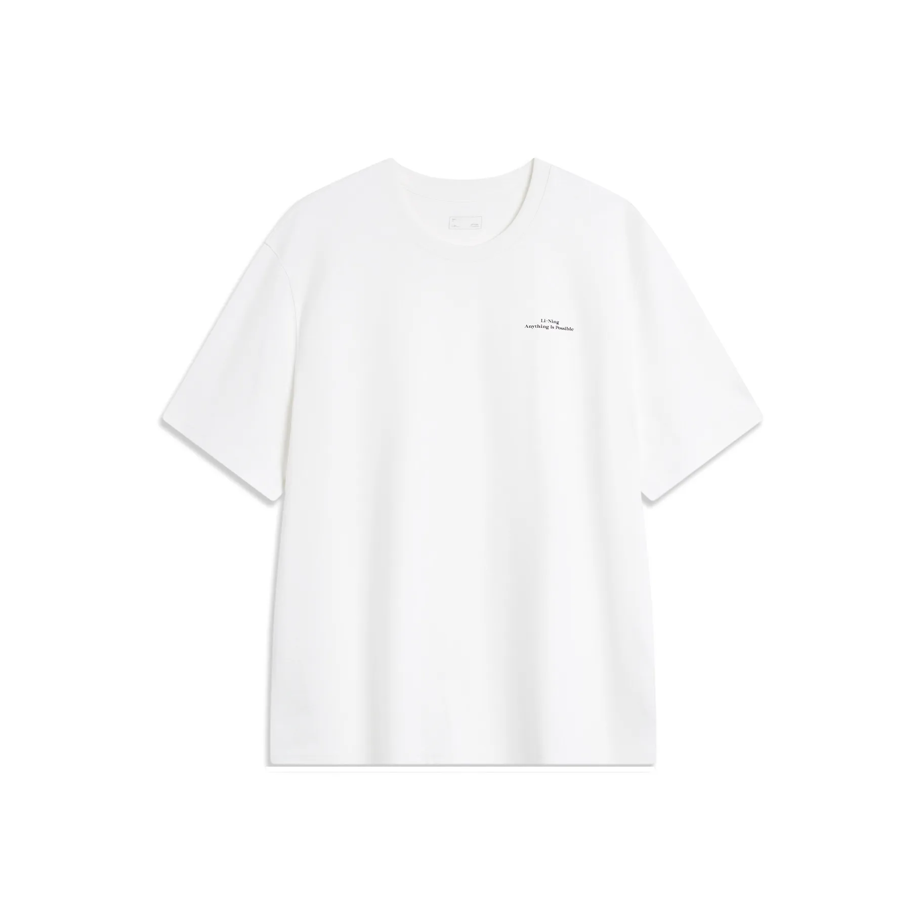 LiNing Weekend Youth Sports Fashion Collection T Stanael shirt Unisex Ivory