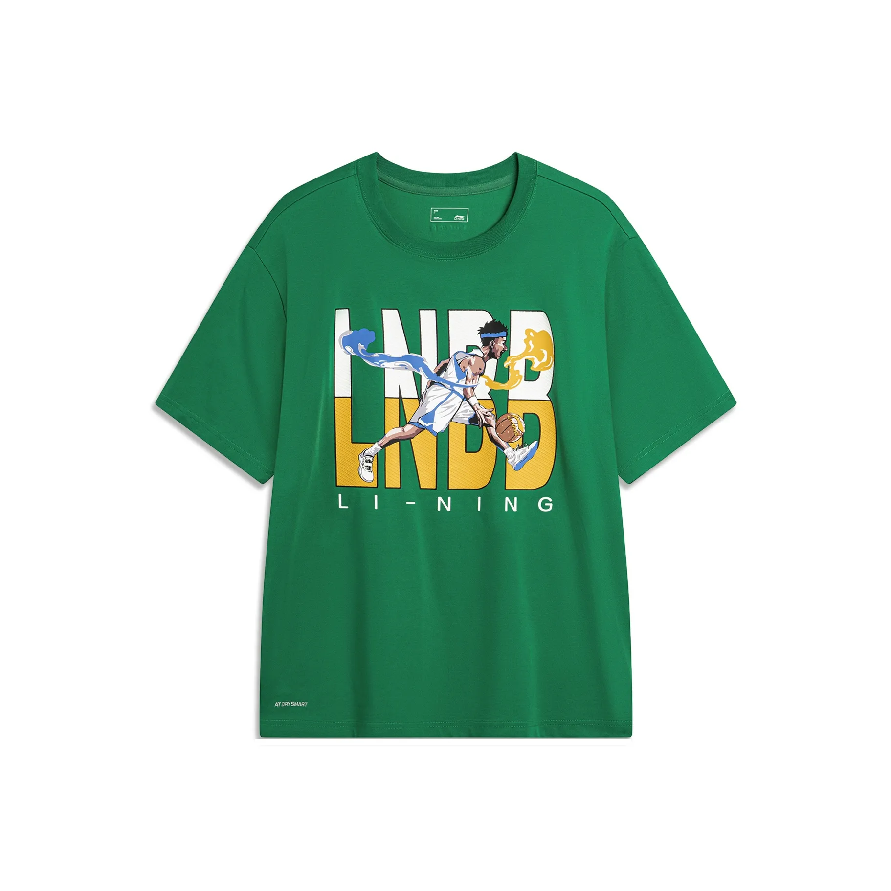 LiNing T Shirt Men's Turquoise Green