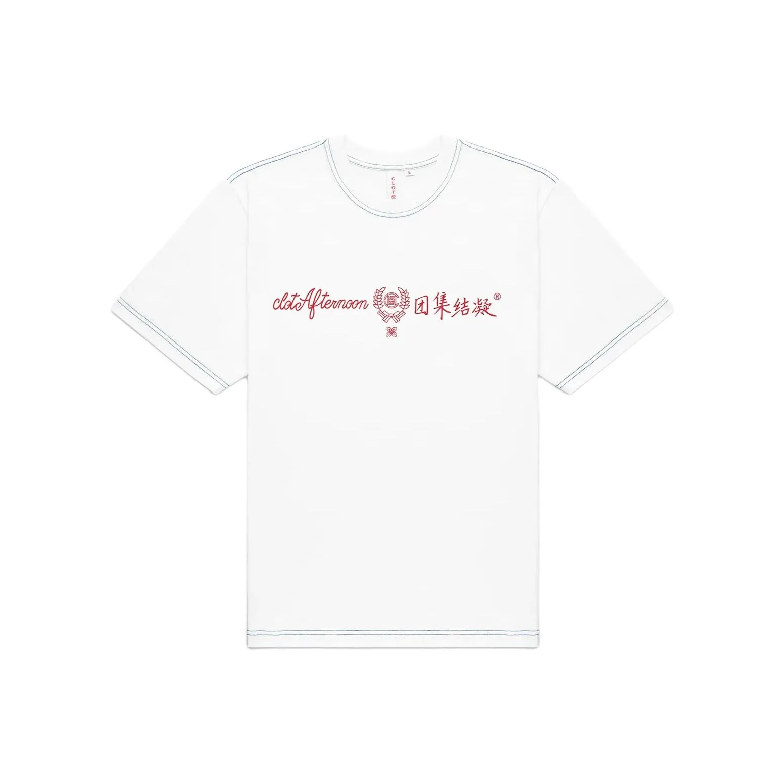 Clot Leading and Laggard, Collection Белая Унисекс Рубашка T