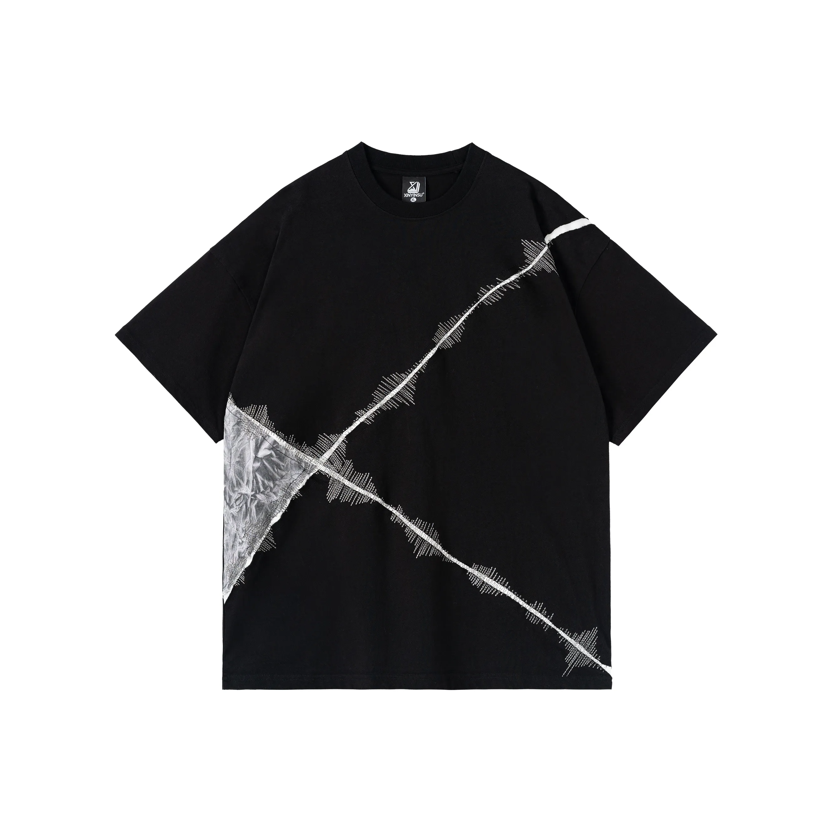 XINYINSU T Shirt Unisex Couple's Black