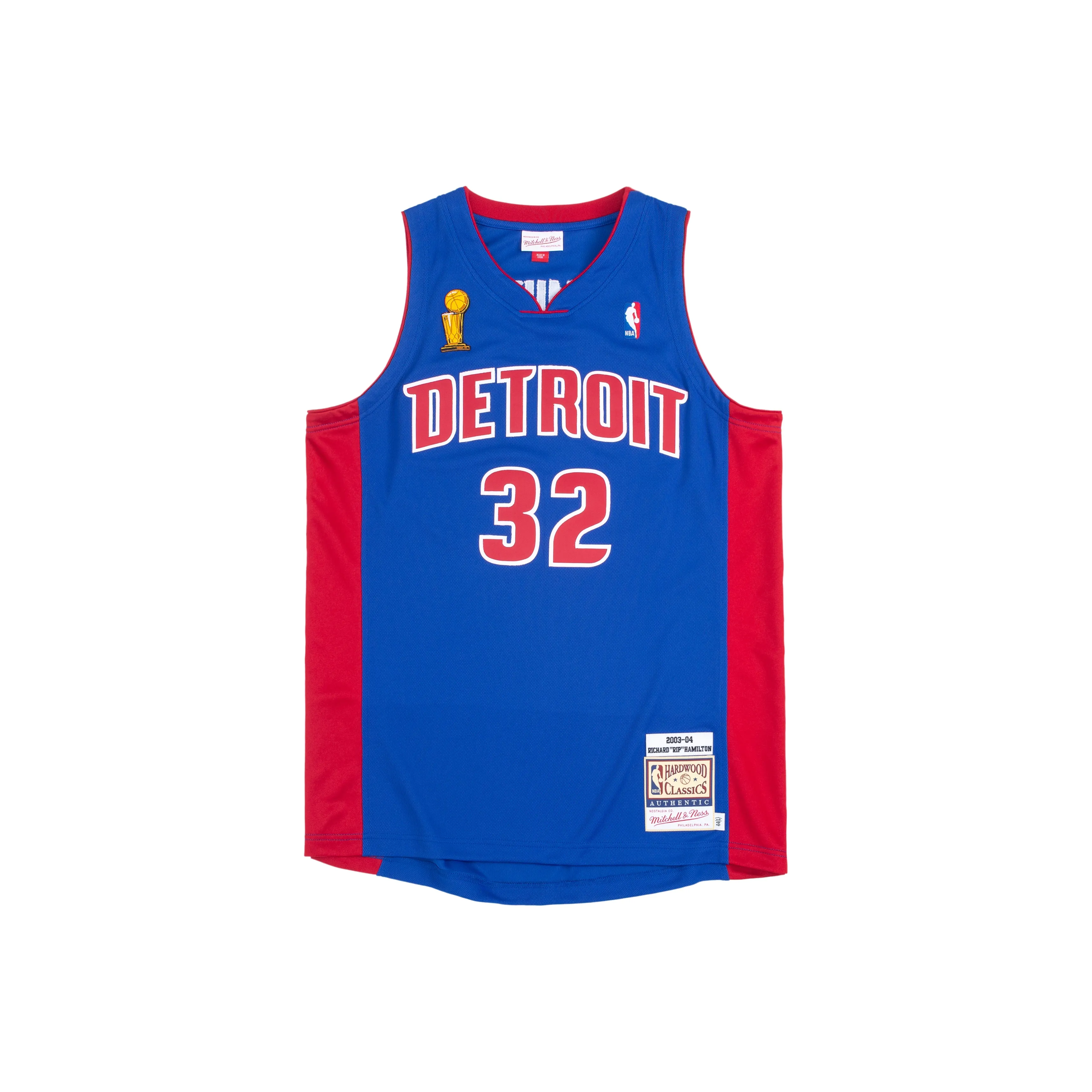 Mitchell & Ness Nba Dark 'Pistons 2003 Richard Hamilton' Jersey