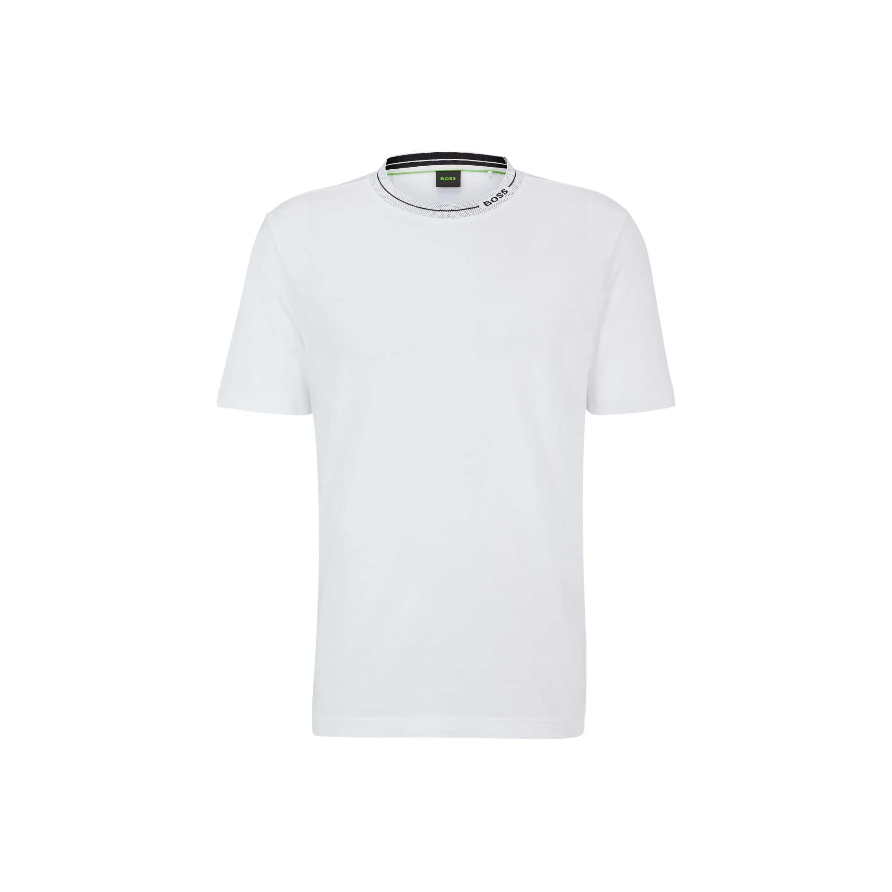 HUGO BOSS Logo Intarsia Knitted T Shirt
