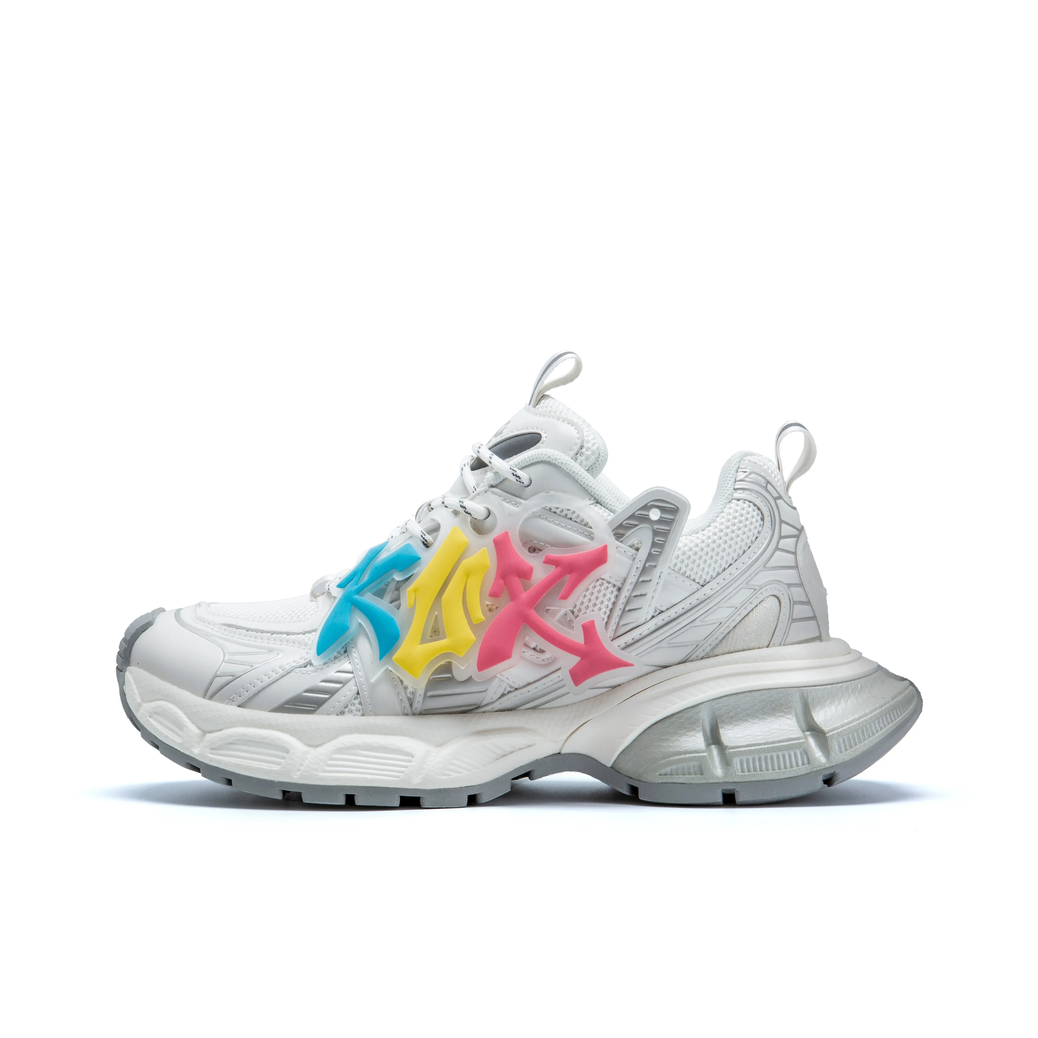 KUX Spaceship Амортизация Противоскользящий Устойчивый к истиранию Дышащий Увеличение высоты Низкий Топ