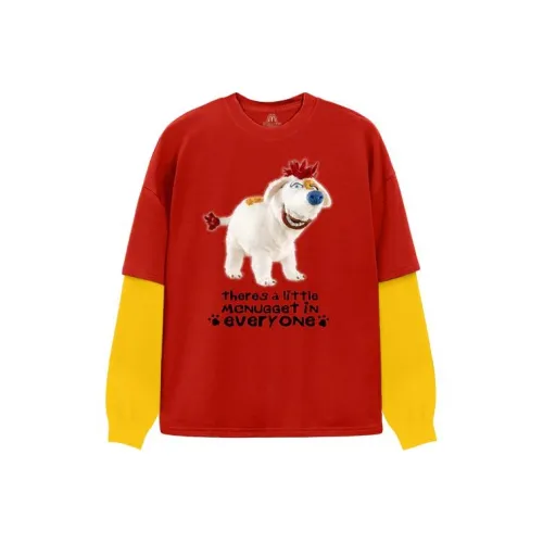 McDonald's Kerwin Frost Co Branded FW23 Red Унисекс Футболка