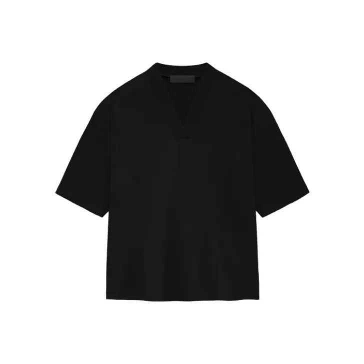 Palm Angels Shirt Athetics Heavy Jersey V Neck Tee