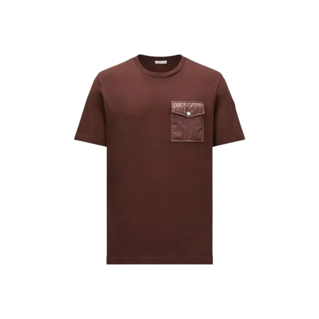 Moncler Logo Jacquard Patch Pocket T Shirt