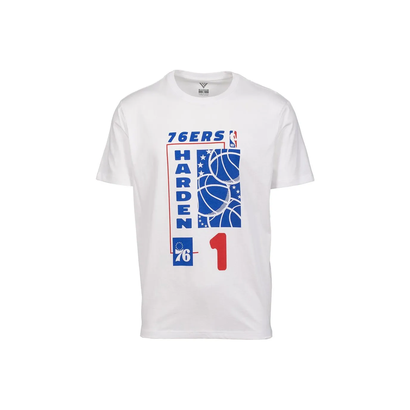 NBA Philadelphia 76ers T Shirt Men's White
