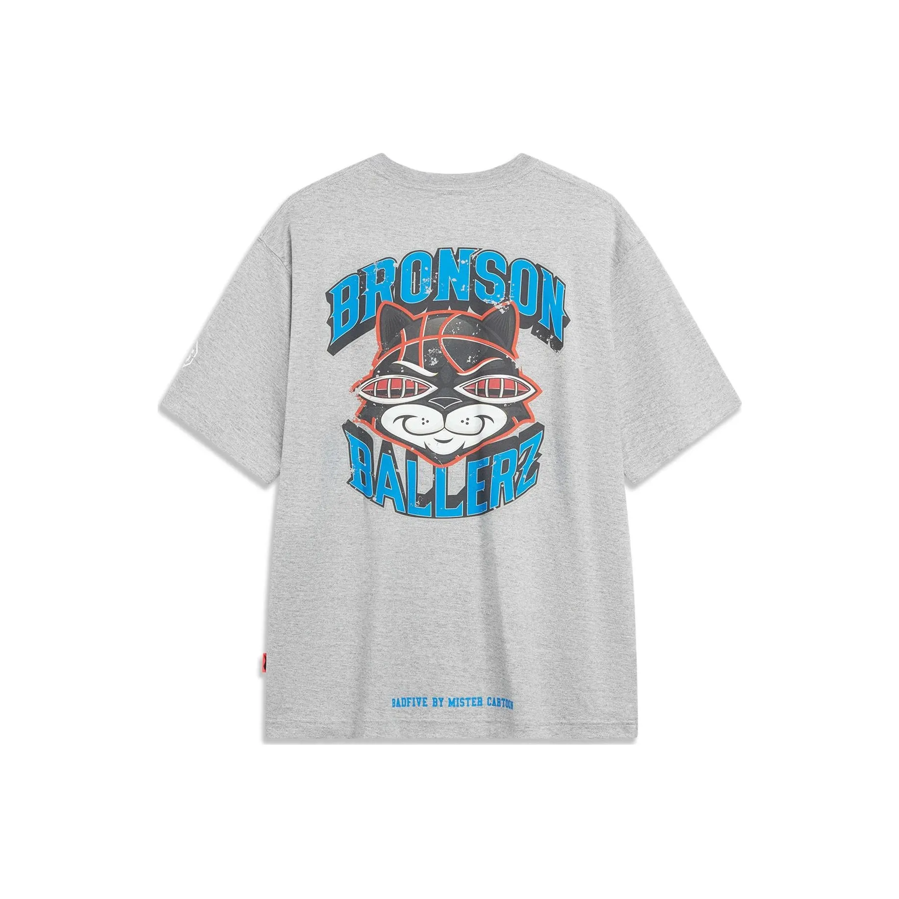 Подкладка x MISTER CARTOON Badfive T-Shirt Унисекс Фотиния Серый