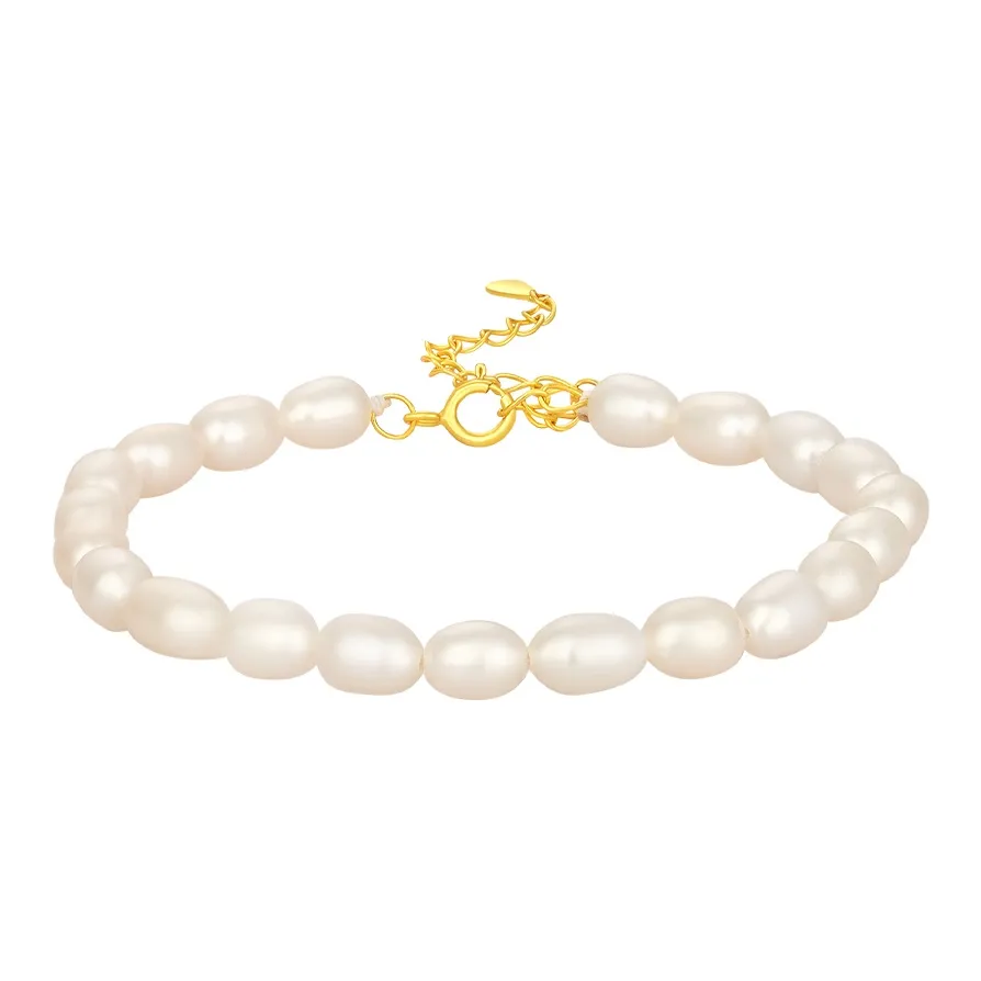 Lao Feng Xiang Pearl Bracelets Women's