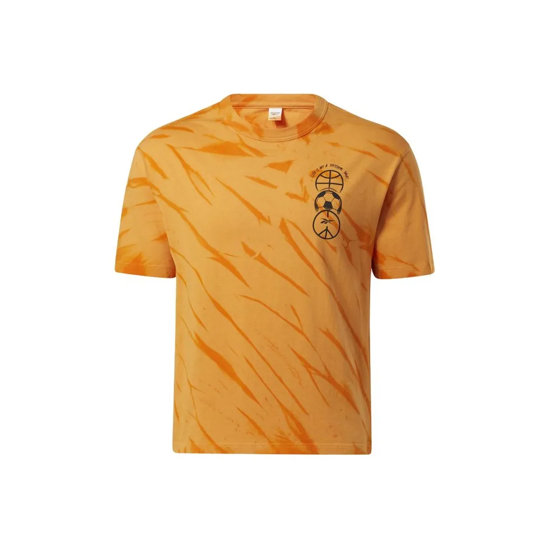 Reebok Желтая Унисекс Футболка