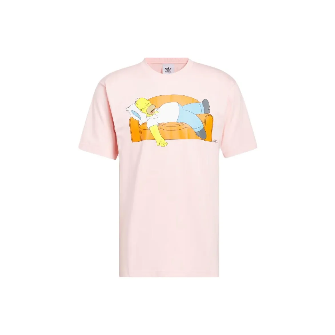 Adidas Originals x The Simpsons/, T Shirt Men's Light Pink