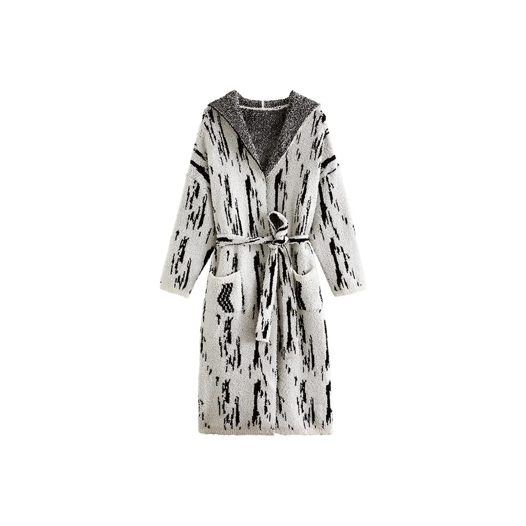 Chhatwal Jonsson Сон Халат Женские Черный Белый