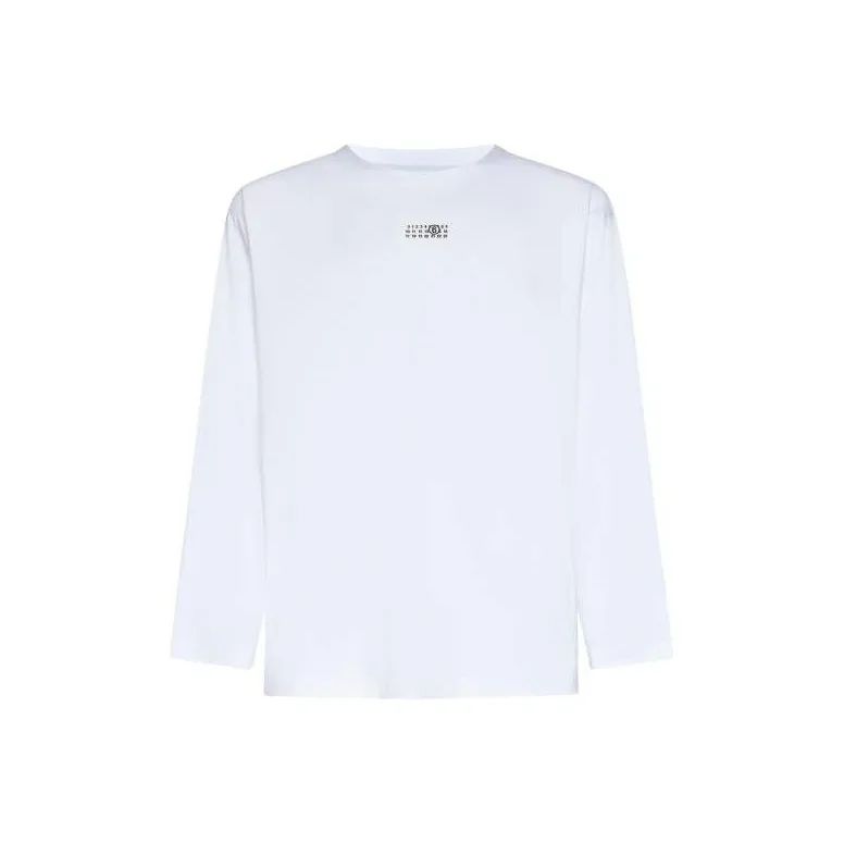 MM6 Maison Margiela Crewneck Long Sleeved T Shirt
