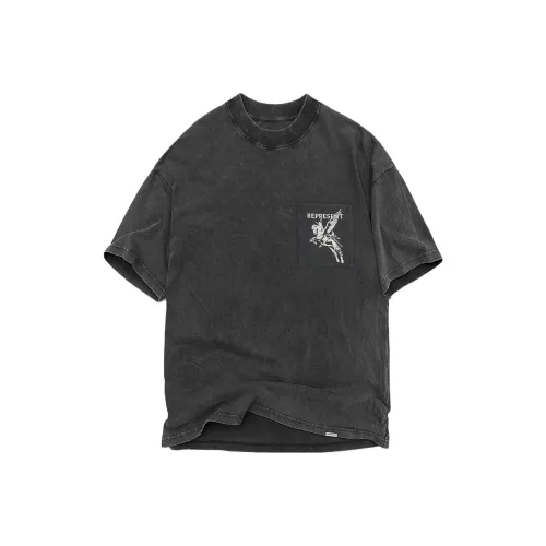 REPRESENT Винтажная серая Мужская рубашка
