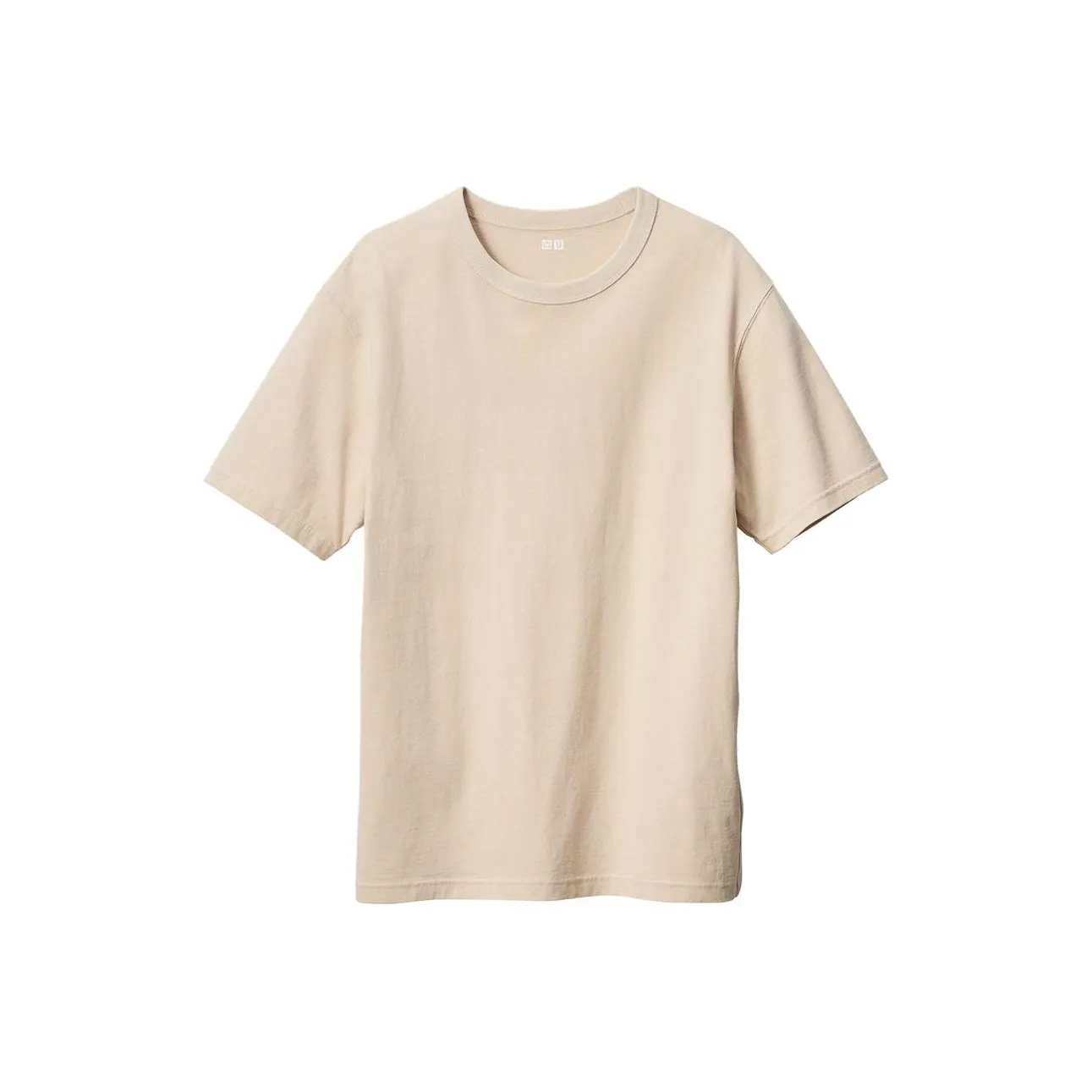 UNIQLO T-рубашка мужская светло-бежевая