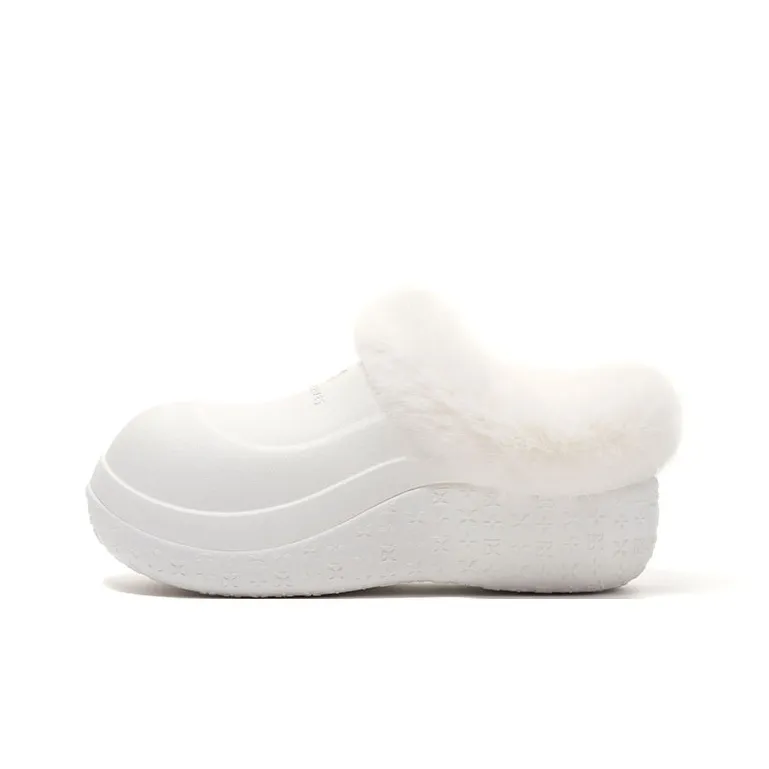 TRAPAR WAVES Домашние тапочки Женские Белые