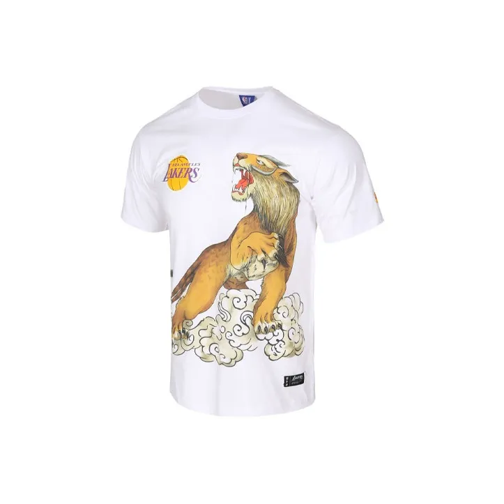 NBA Los Angeles Lakers T-Shirt Унисекс Белый
