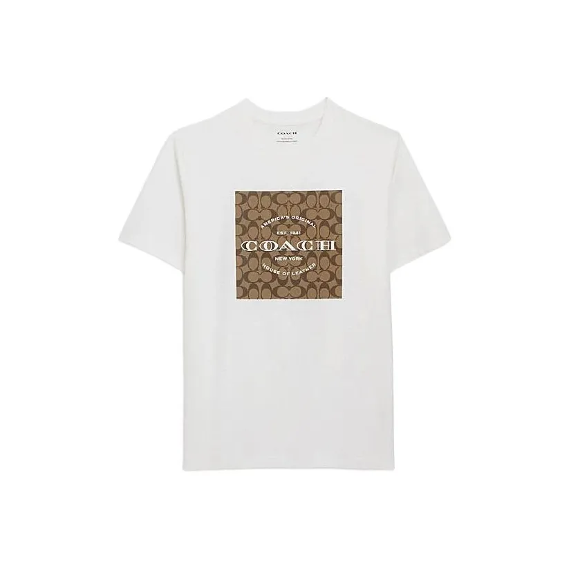 COACH T Shirts Men's White