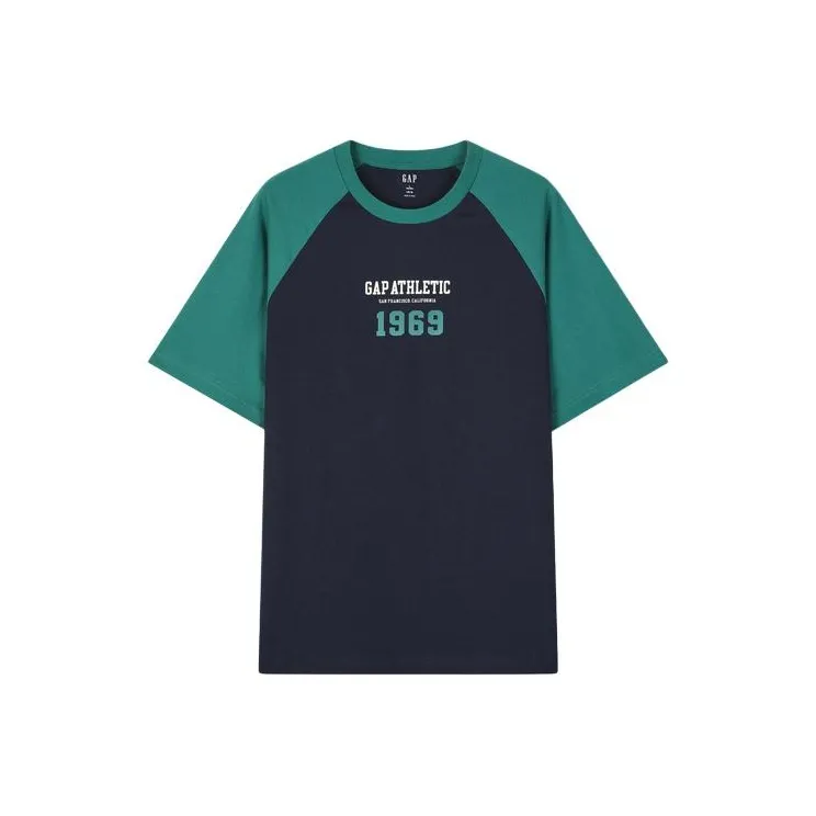 GAP совместная брендированная реглан-рубашка с рукавом унисекс