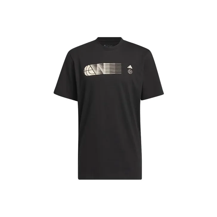 Adidas Worldwide Hoops City Graphic Tee T Shirt Men's Black