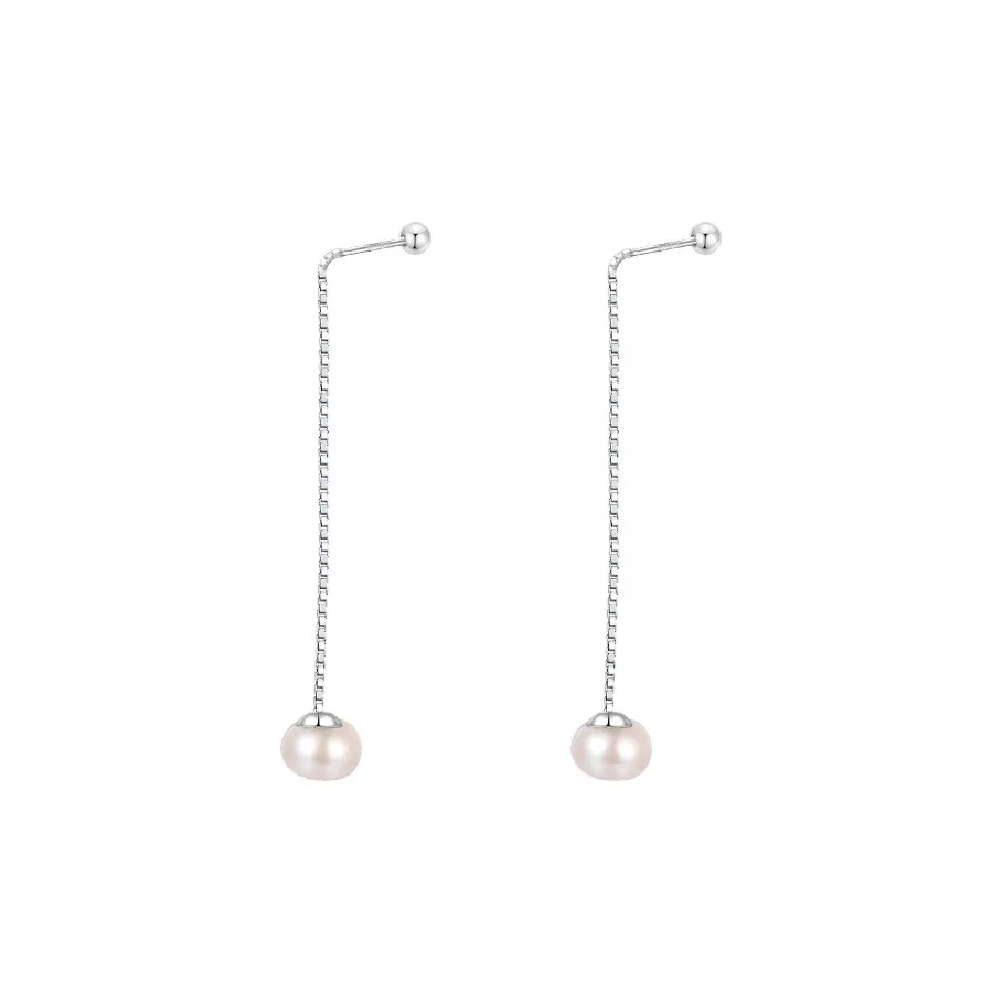 ZHOUBAIFU Pearl Drop Earrings Unisex