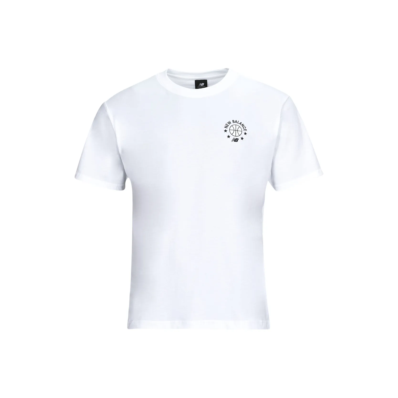 New Balance Hoops Essentials T Shirt Men's White