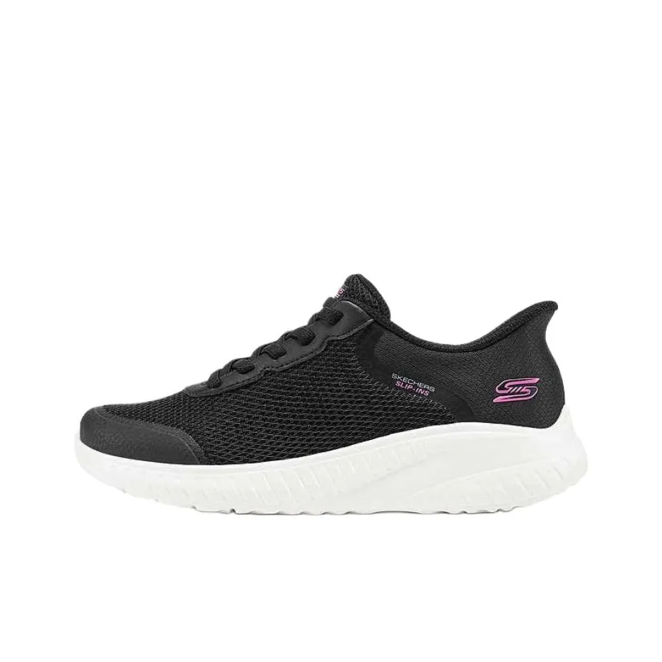 Skechers BOBS SQUAD CHAOS Низкий Топ Повседневные Беговые Кроссовки Женские Черные