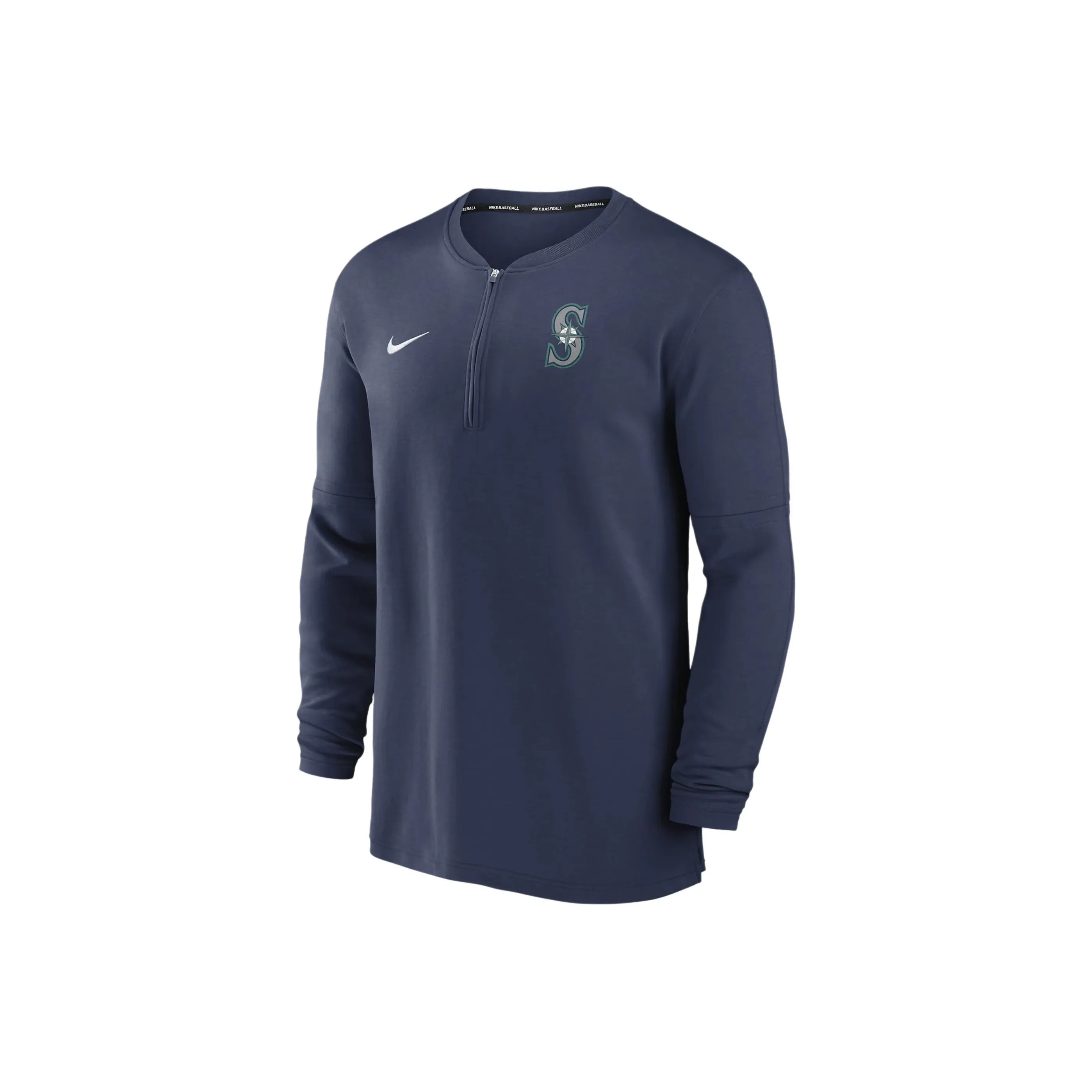 Nike Seattle Mariners Authentic Collection Game Time Men's Nike Dri FIT Mlb 1/2 Zip Long Sleeve Top