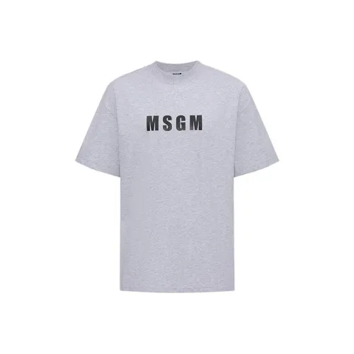 MSGM Светло-серые Мужские Рубашки