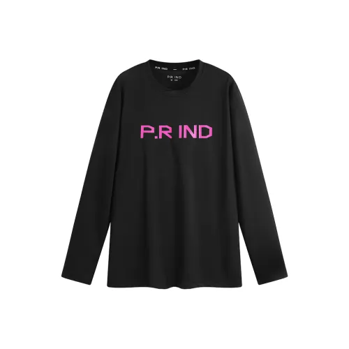 P.R IND Черная унисекс футболка