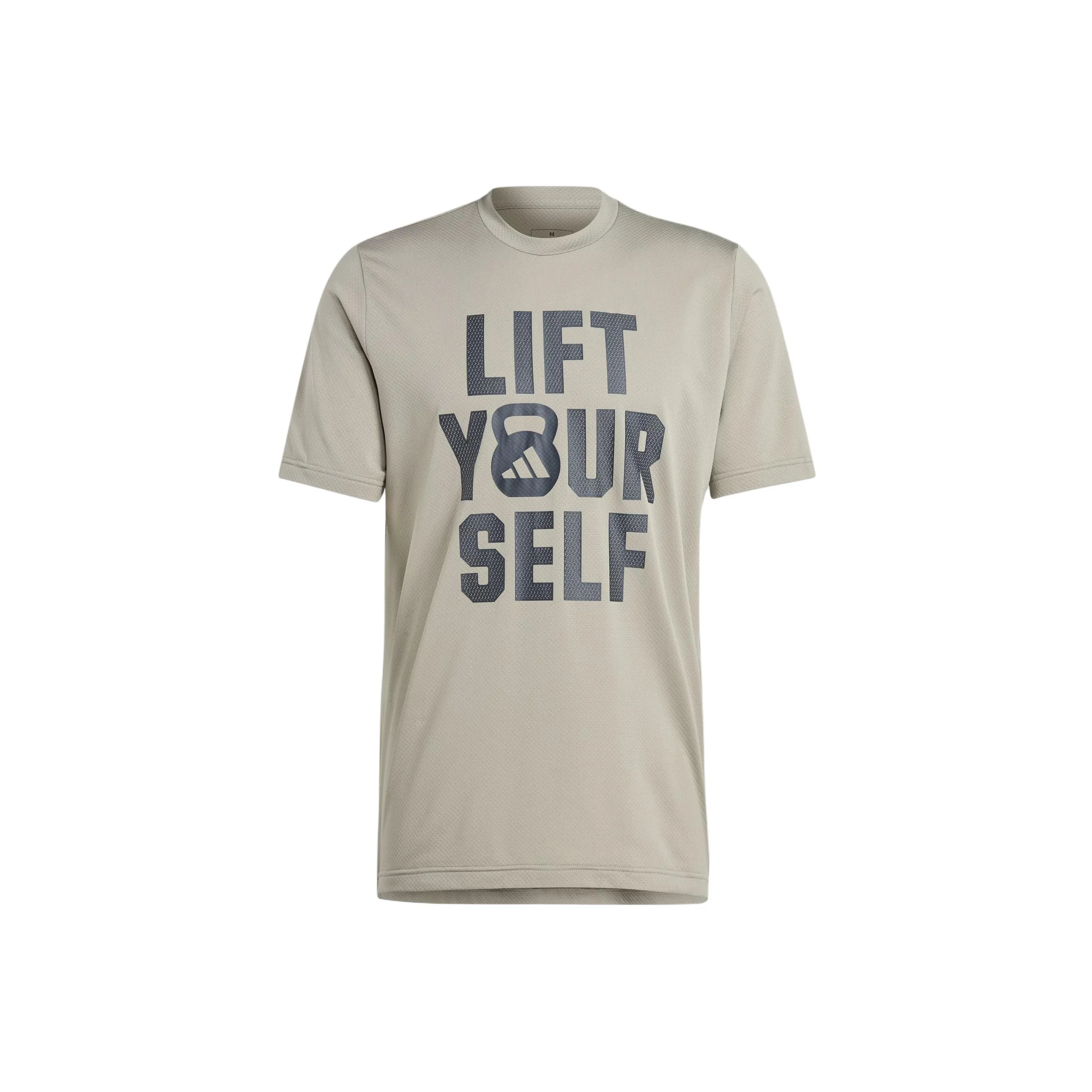 Adidas T-Shirt Мужская Pebble Серебристо-Серый