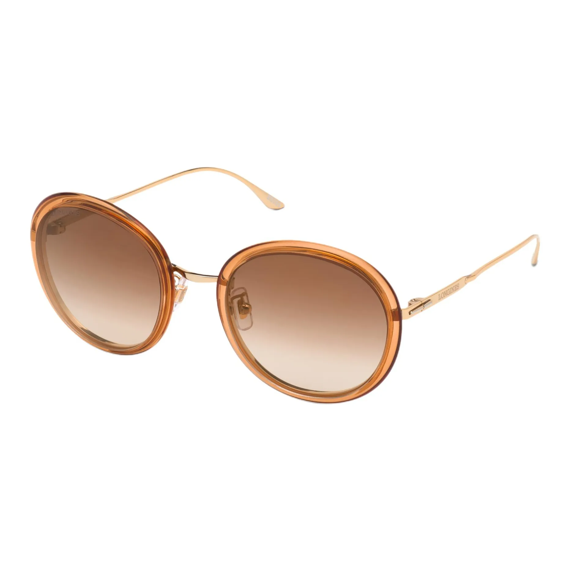 LONGINES OVAL SUNGLASSES Женские Коричневый