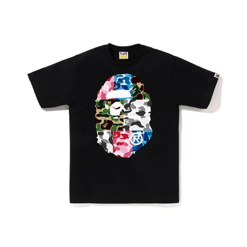 Bape Abc Camo Crazy Big Ape Head Tee