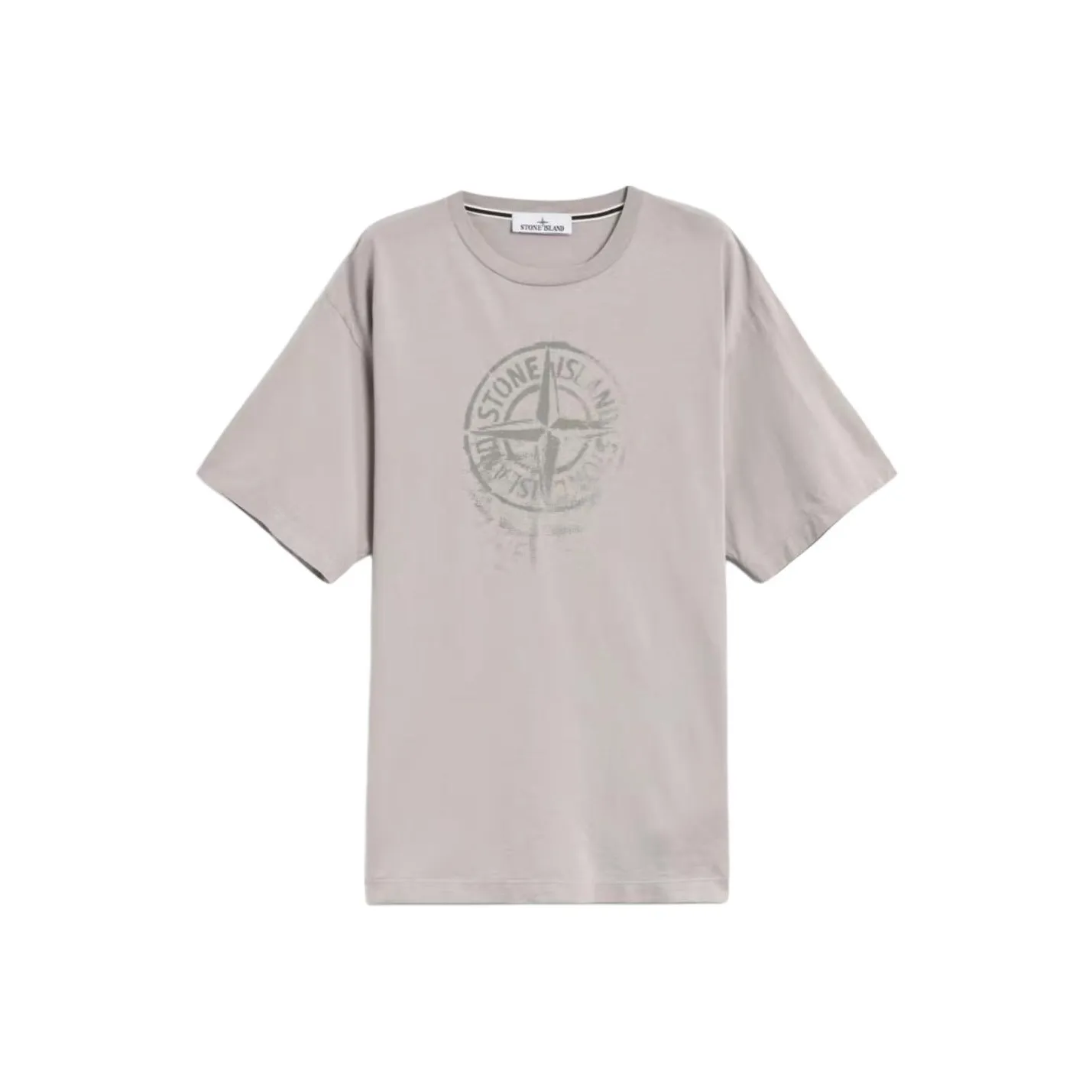 STONE ISLAND Compass print Cotton T shirt