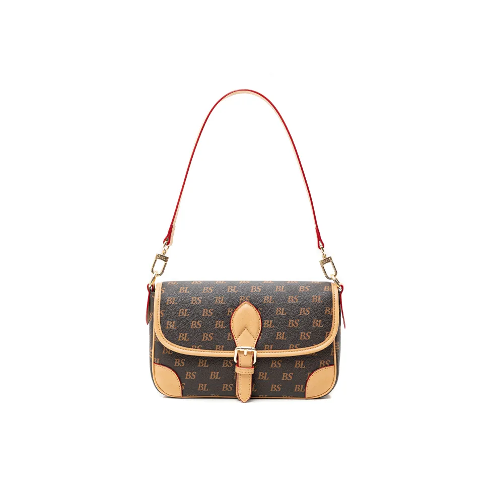 BASA BELA Сумка через плечо из ПВХ и синтетической кожи маленькая женская сумка на плечо темно-коричневый цвет