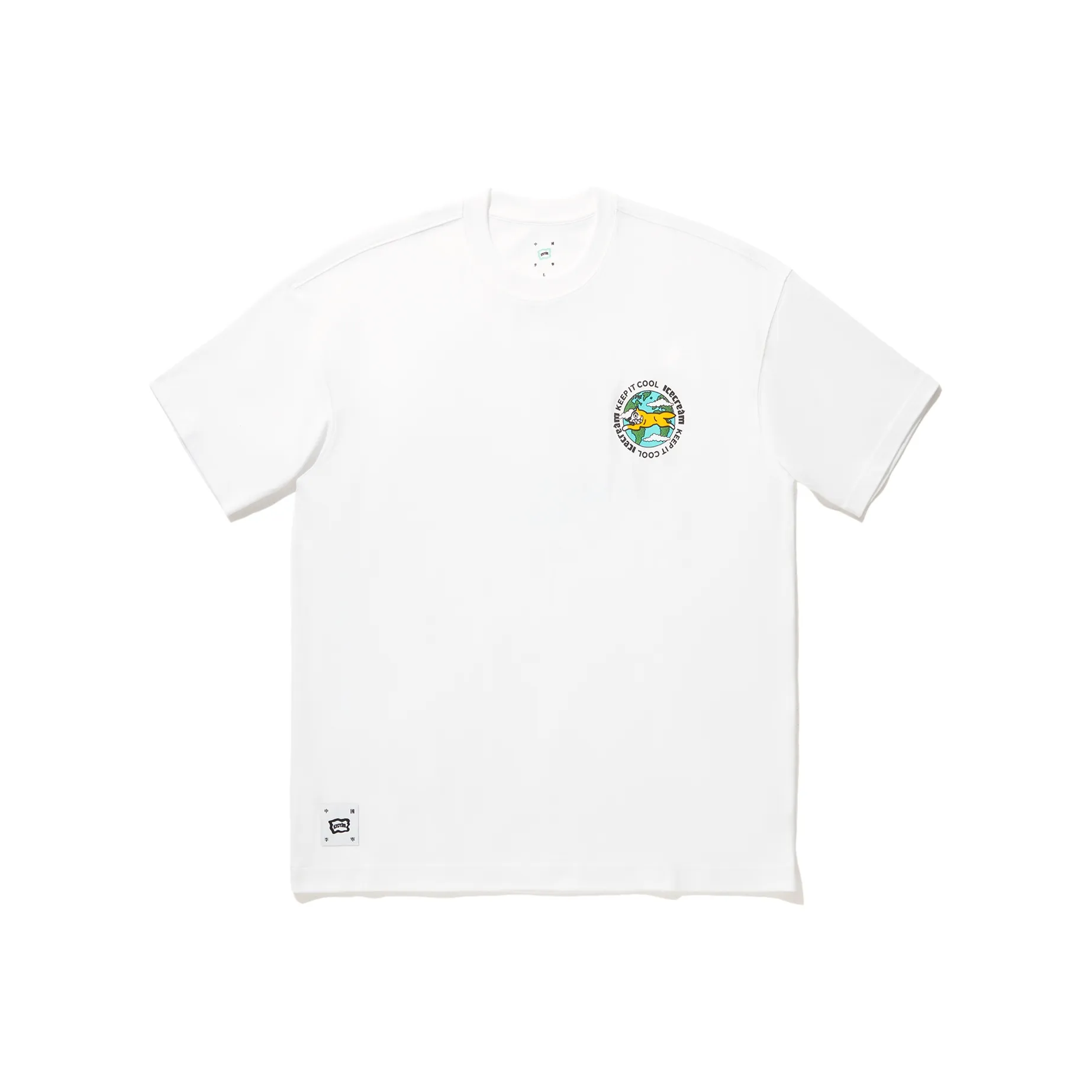 LiNing x ICECREAM T Shirt Men's Standard White